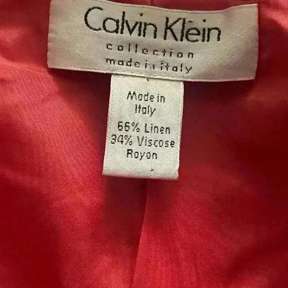 Calvin Klein vintage button down blazer in good  condition size 10 - Picture 5 of 5